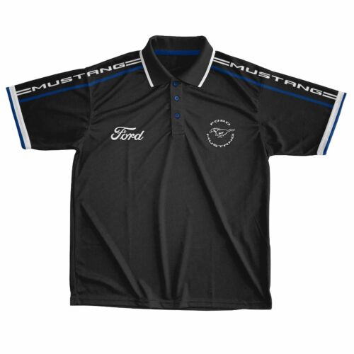 Ford Mustang Signature Men's Polyester Polo Shirt