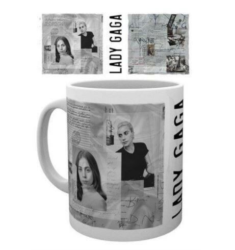 Lady Gaga Notes Design Ceramic 300ml Coffee Tea Mug Cup