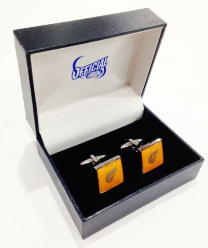 GWS Giants AFL Coloured Colored Gift Boxed Cufflinks Cuff Links