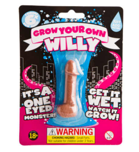 Grow Your Own Willy Novelty Adult Gag Gift Funny Hens Idea