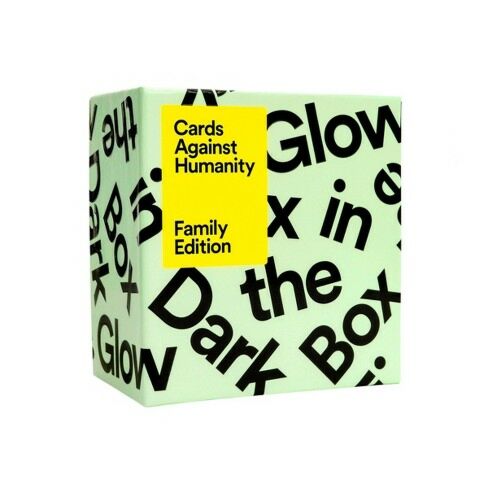 Cards Against Humanity Glow In The Dark Box Family Edition Expansion Pack - A Party Game for Horrible People