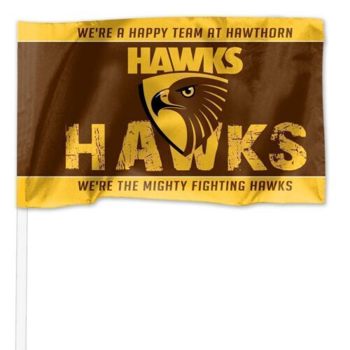 Hawthorn Hawks AFL Team Logo Small Kids Flag