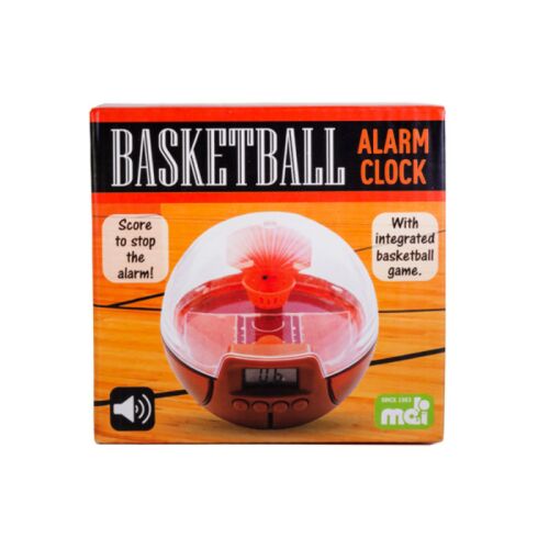 Basketball Sports Alarm Clock With Integrated Game Score To Stop Alarm!