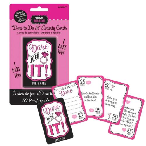 Dare To Do It Activity Card Game Adults Only Hens Night Bridal Bachelorette Party Novelty Naughty 