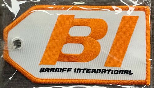 Braniff International Aviation Fabric Luggage Bag Tag