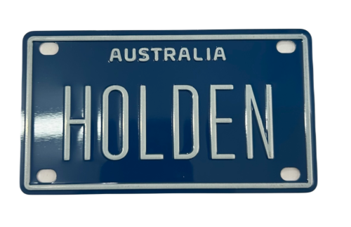 Holden Novelty Mini Name Australian Tin License Plate