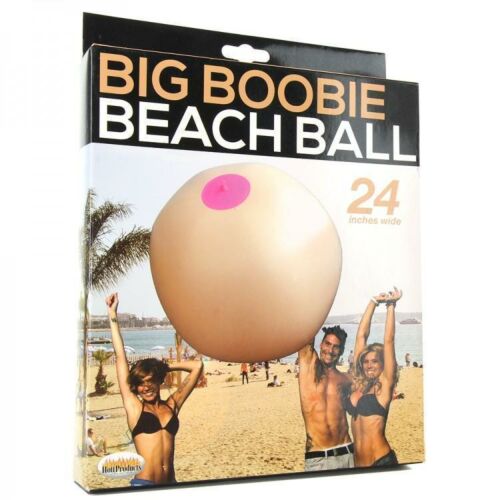 Big Boobie Beach Ball 24 Inches Wide Inflatable Fun In The Sun Adults Only Novelty Naughty 