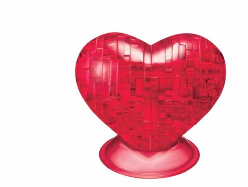 Red Heart 3D Crystal Jigsaw Puzzle 46 Pieces Fun Activity DIY Gift Idea