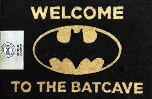 DC Comics Batman Welcome To The Batcave Doormat Welcome Door Mat