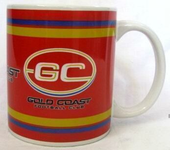 Gold Coast Suns AFL Logo Team Song 11oz Coffee Mug Ceramic 