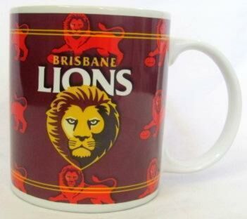 Brisbane Lions AFL Logo Team Song 11oz Coffee Mug Ceramic