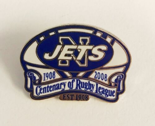 Newtown Jets NRL Centenary 1908-2008 Metal Lapel Pin Badge