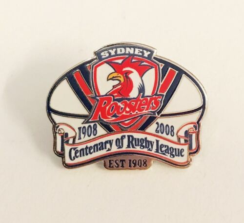 Sydney Roosters NRL Centenary 1908-2008 Metal Lapel Pin Badge
