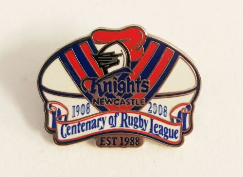 Newcastle Knights NRL Centenary 1908-2008 Metal Lapel Pin Badge