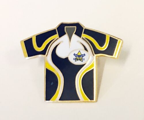 North Queensland Cowboys NRL Team Jersey Collectable Lapel Hat Tie Pin Badge 