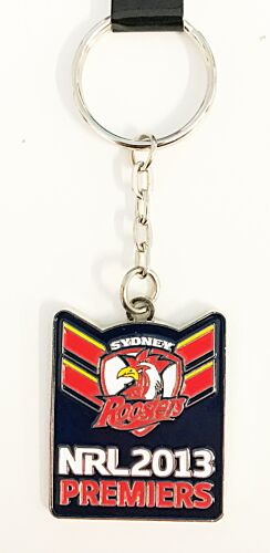 Sydney Roosters 2013 NRL Premiers Metal Team Logo Key Ring Keyring Chain 