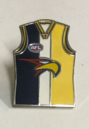 West Coast Eagles Guernsey AFL Metal Pin Team Badge