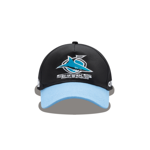 Cronulla Sharks 2025 NRL Team Logo Men's Adult Classic Sportswear Media Cap Hat
