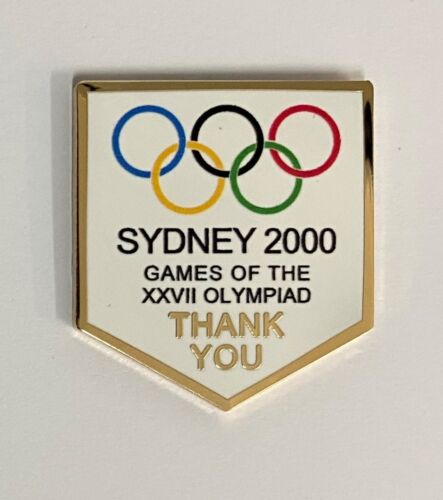 Sydney 2000 Olympic Games of the XXVII Olympiad Thank You Pin Badge