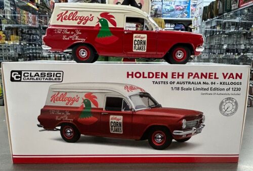 Holden EH Panel Van Tastes Of Australia Collection #4 Kellogg's Cereal 1:18 Scale Die Cast Model Car 