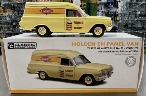 Holden EH Panel Van Tastes Of Australia Collection #2 Vegemite 1:18 Scale Die Cast Model Car 