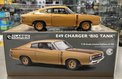 Valiant Charger E49 50th Anniversary Gold Livery 1:18 Scale Model Car