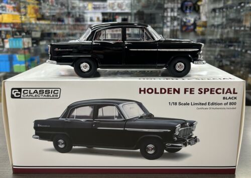 1956 Holden FE Special Black With Fall Red Interior 1:18 Scale Model Car