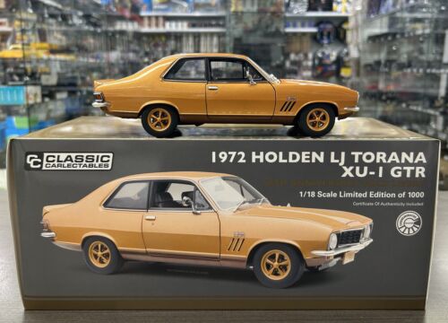 1972 Holden LJ Torana XU-1 GTR 50th Anniversary Gold Livery 1:18 Scale Model Car