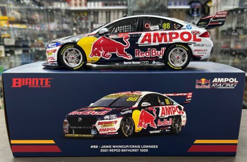 2021 Repco Bathurst 1000 #88 Whincup & Lowndes Red Bull Ampol Racing Holden ZB Commodore 1:18 Scale Model Car