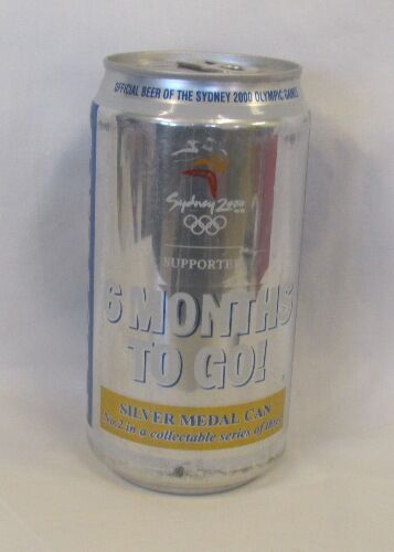 2000 Olympic Games Official Beer Silver Limited Edition Fosters