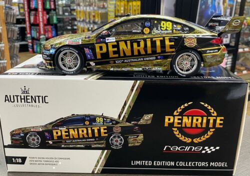 2019 #99 Anton De Pasquale Erebus Penrite Racing Team Watpac Townsville 400 Camouflage Livery Holden ZB Commodore Supercar 1:18 Scale Model Car 