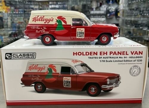 Holden EH Panel Van Tastes Of Australia Collection #4 Kellogg's Cereal 1:18 Scale Die Cast Model Car 
