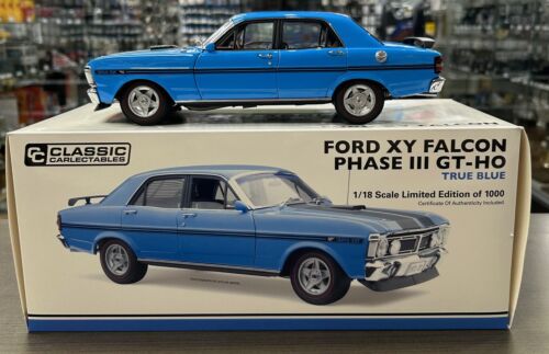 Ford XY Falcon Phase III GT-HO True Blue 1:18 Scale Model Car 
