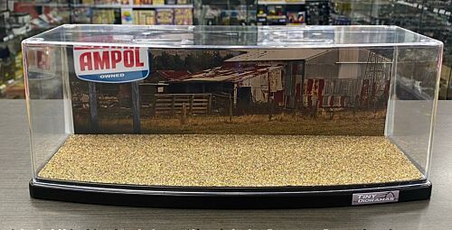 Ampol Outback Tiny Dioramas Slimline 1:18 Scale Display Case For Model Car