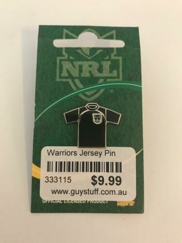 New Zealand Warriors NRL Team Jersey Collectable Lapel Hat Tie Pin Badge 
