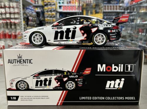 2022 VALO Adelaide 500 Holden Tribute Livery #2 Nick Percat Mobil 1 NTI Racing ZB Commodore 1:18 Scale Sealed Body Model Car