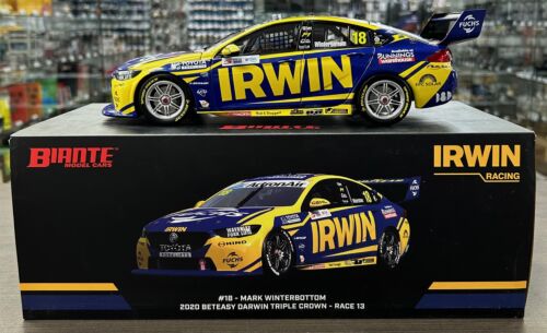 2020 4th Place Race 12 Darwin Triple Crown #18 Mark Winterbottom Irwin Racing Holden ZB Commodore Supercar 1:18 Scale Model Car