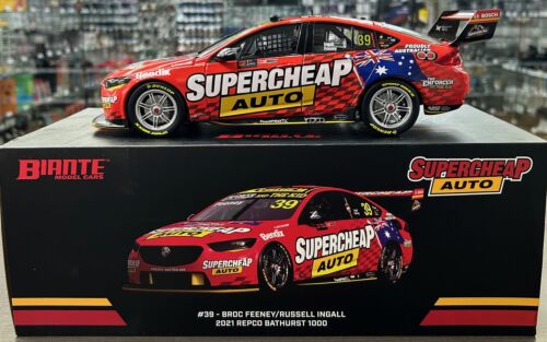 2021 Repco Bathurst 1000 Wildcard Entry #39 Feeney & Ingall Triple Eight Race Engineering Supercheap Auto Holden ZB Commodore 1:18 Scale Model Car