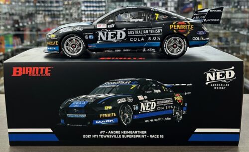 2021 Andre Heimgartner #7 NED Racing Ford GT Mustang 1:18 Scale Model Car