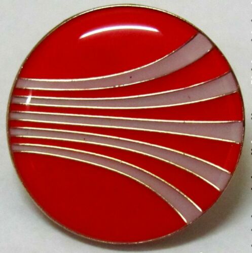 Continental Airlines US America Retro Logo Round Aviation Aircraft Pin Badge