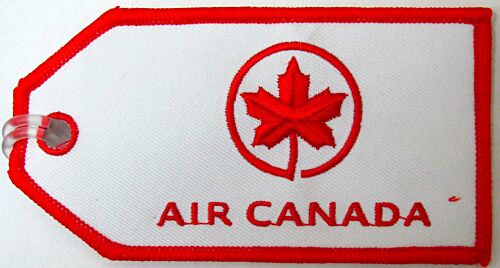 13376 Air Canada Airlines America USA Plane Flight Fabric Luggage Bag Tag 