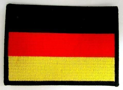 German Flag Germany Europe Clothing Embroidered Cloth Patch Applique
