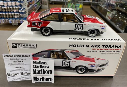 1979 Sandown 400 Winner Peter Brock Holden LX A9X Torana 1:18 Scale Model Car With Decals Not Attached