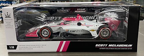 2021 #3 Scott McLaughlin Team Penske Car Shop Indianapolis Grand Prix Dallara Chevrolet INDYCAR 1:18 Scale Model Car