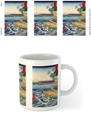 Hiroshige - Coast At Hotta Design Ceramic 300mL Coffee Tea Mug Cup