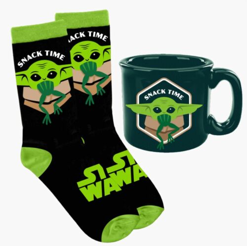 Star Wars The Mandalorian The Child Camp Mug Cup and Sock Gift Pack