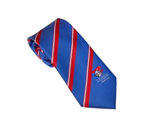 Newcastle Knights NRL Team Logo Colour Stripe Mens Dress Neck Tie 