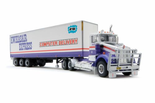 Highway Replicas Kwikasair Express Freight Semi Prime Mover And Single Trailer 1:64 Scale Model Truck