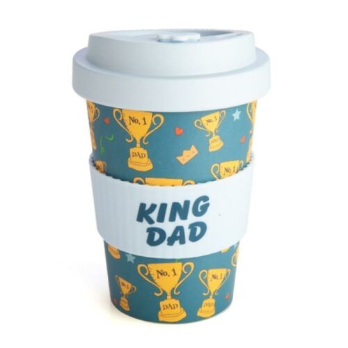 Eco To Go Bamboo King Dad 470ml Travel Mug Keep Cup Coffee Tea 