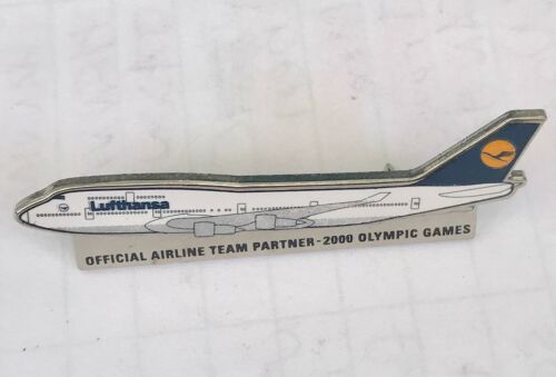 Lufthansa Boeing 747-400 Sydney 2000 Olympc Games Pin Badge